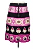 Leifsdottir Graphic Pink Casual Skirt Size 4 - photo 2