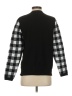 Sandro 100% Polypropylene Checkered-gingham Black Pullover Sweater Size Sm (1) - photo 2