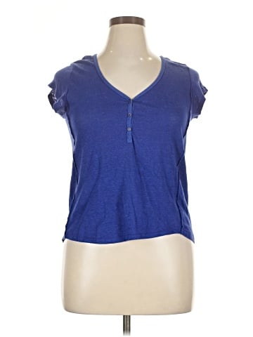 Comptoir des Cotonniers Short Sleeve Henley (view 1)