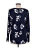 Chico's 100% Cotton Blue Long Sleeve Blouse Size Lg (2) - photo 2