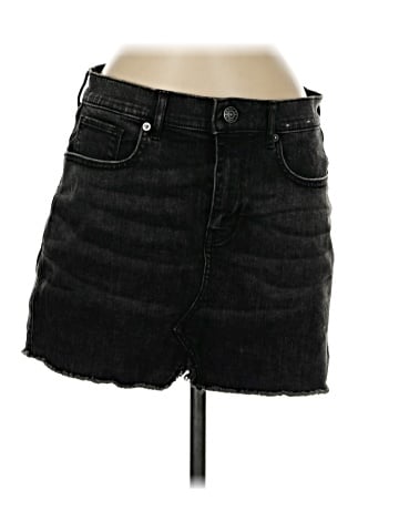 Express Denim Skirt (view 1)