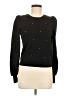 Wild Fable 100% Cotton Stars Black Pullover Sweater Size M - photo 1