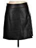 Old Navy 100% Polyester Black Faux Leather Skirt Size M - photo 1