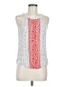 Skies Are Blue 100% Polyester White Sleeveless Blouse Size M - photo 1