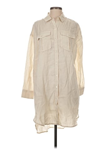James Perse 3/4 Sleeve Button-Down Shirt (view 1)