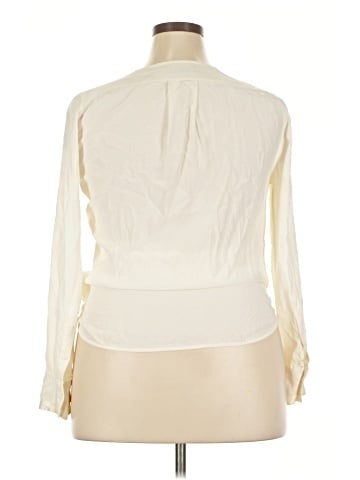 Rag & Bone Long Sleeve Silk Top (view 2)