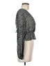 harper & me 100% Polyester Black Long Sleeve Blouse Size 8 - photo 4
