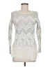 Lucky Brand Chevron-herringbone Ivory Pullover Sweater Size M - photo 1