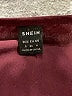 Shein Burgundy Short Sleeve Top Size 4 - photo 7