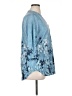 Assorted Brands 100% Polyester Blue 3/4 Sleeve Blouse Size XL - photo 4