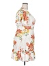 Rewind Floral White Casual Dress Size XXL - photo 4