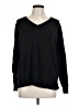 Lucky Brand Black Pullover Sweater Size L - photo 1