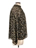 Lush 100% Polyester Floral Black Long Sleeve Blouse Size L - photo 4