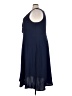 Connected Apparel 100% Polyester Solid Blue Casual Dress Size 24W - photo 5