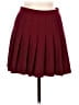 Unbranded Solid Burgundy Formal Skirt Size M - photo 1