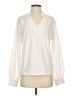 Shein 100% Polyester Ivory Long Sleeve Blouse Size S - photo 1