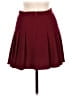 Unbranded Solid Burgundy Formal Skirt Size M - photo 2