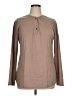 Ouges Brown Long Sleeve Henley Size XL - photo 1