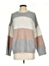 Newbury Kustom Color Block Gray Pullover Sweater Size S - photo 1