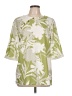 Unbranded Green 3/4 Sleeve Blouse Size L - photo 1