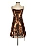 Micas Metallic Brown Cocktail Dress Size S - photo 1