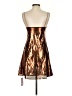 Micas Metallic Brown Cocktail Dress Size S - photo 2