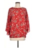 Rose + Olive Red 3/4 Sleeve Blouse Size M - photo 1