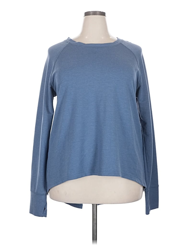 Pre-owned Danskin Now Pullover Sweater In Blue