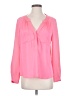 Milly Pink Long Sleeve Blouse Size 4 - photo 1