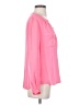 Milly Pink Long Sleeve Blouse Size 4 - photo 4