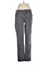 Eileen Fisher Chevron-herringbone Gray Jeans Size 6 - photo 1
