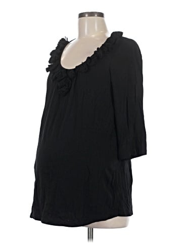 Oh Baby By Motherhood 3/4 Sleeve Blouse (view 1)