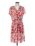 DKNYC 100% Polyester Print Pink Casual Dress Size S - photo 1