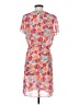 DKNYC 100% Polyester Print Pink Casual Dress Size S - photo 2