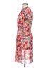 DKNYC 100% Polyester Print Pink Casual Dress Size S - photo 5