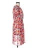 DKNYC 100% Polyester Print Pink Casual Dress Size S - photo 4