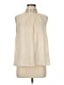 On Twelfth 100% Cotton Ivory Sleeveless Blouse Size M - photo 1