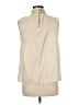 On Twelfth 100% Cotton Ivory Sleeveless Blouse Size M - photo 2