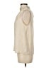 On Twelfth 100% Cotton Ivory Sleeveless Blouse Size M - photo 5