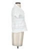 TU White Short Sleeve Blouse Size 00Estimated - photo 4