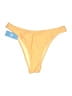 Cupshe Solid Yellow Swimsuit Bottoms Size L - photo 1