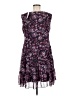 Connected Apparel 100% Polyester Paisley Purple Casual Dress Size 8 (petite) - photo 2