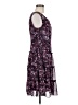 Connected Apparel 100% Polyester Paisley Purple Casual Dress Size 8 (petite) - photo 4
