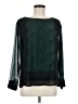 Ann Taylor 100% Polyester Green Long Sleeve Blouse Size M - photo 1
