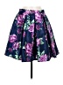 Sequin Hearts 100% Polyester Floral Blue Formal Skirt Size 7 - photo 1