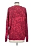 Athleta Floral Burgundy Pullover Sweater Size S - photo 2