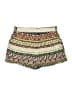 Olsenboye 100% Rayon Print Green Shorts Size S - photo 2