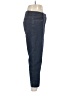 Eileen Fisher Chevron-herringbone Blue Jeans Size M - photo 4