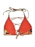 Unbranded Tropical Orange Swimsuit Top Size XXS (estimated) - photo 2