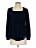 Amour Vert Blue Long Sleeve Blouse Size XS - photo 1